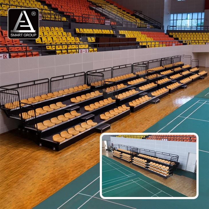 Indoor Telescopic Gymnasium Bleachers