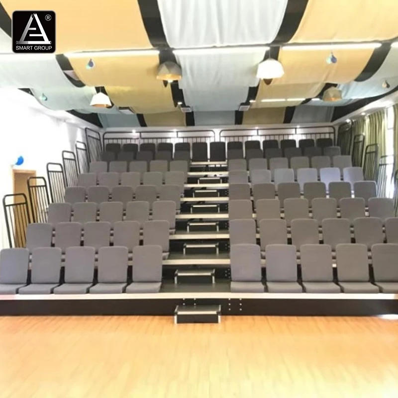 Electric Retractable Seating System for Indoor Multipurpose Halls Electric Retractable Seating System for Indoor Multipurpose Halls