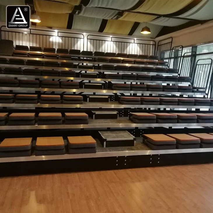 Electric Retractable Seating for Indoor Multipurpose Halls